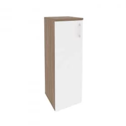 Шкаф средний узкий левый ОНИКС О.СУ-2.3(Л) Дуб Аризона/Белый / ONIX O.SU-2.3(L)