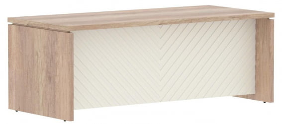 Стол руководителя Торр ЛУКС ТЛСТ 209Х Дуб Каньон Латте / Torr LUX TLST 209H