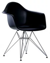 Стул кухонный Еамес СC-002А Черный / Eames SC-002A