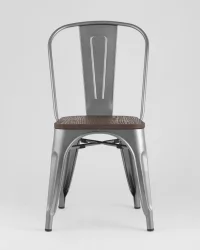 Стул Толикс Воод 850 Серебристый / Tolix Wood