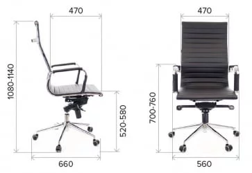 Кресло руководителя Еверпроф Рио М экокожа Бежевый / Everprof Rio