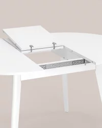 Стол раздвижной Рондо 100-135 Белый / Rondo