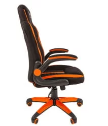 Кресло геймерское CХАИРМАН ГАМЕ 19 Оранжевый-черный / CHAIRMAN GAME