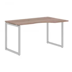 Стол письменный правый КСТЕН-К КСКCЕТ 149 Р Дуб Сонома Алюминий / XTEN-Q XQCET R