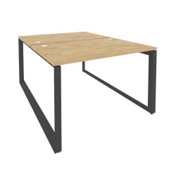 Рабочая станция на О-образном м/к ОНИКС О.МО-Д.РС-2.2.8 Тиквуд Светлый/Антрацит / ONIX O.MO-D.RS-2.2.8