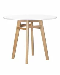 Стол обеденный ДОБРИН АЛБЕРТ 90 Белый / DOBRIN ALBERT