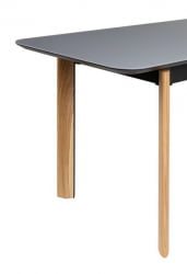 Стол раскладной Комби Гласс 120-150 Аутоматиc Натур/Дэрк матте гласс / Combi Glass Automatic Natur/Dark matte glass