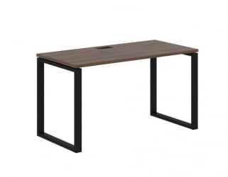 Стол письменный ЕДИС ЕКСТ 1367 Дуб Денвер темный Черный / EDIS EQST