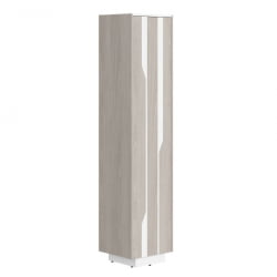 Шкаф высокий Лине СФ-574203 Дуб серый Белый / Line