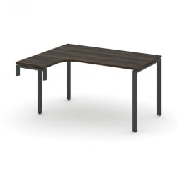 Стол-надставка на опорную тумбу (левый) CОНCЕПТ CН.ОСАН-001(Л) Дуб Мали Черный / CONCEPT CN.OSAN-001(L)