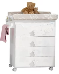 Комод Микуна Долсе Лусе пеленальный Б-1673 вхите / Micuna Dolce Luce B-1673 white