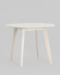 Стол из массива дерева ГЕРДЭ 100кс100 Беленый дуб / GERDA 100x100