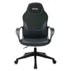 Кресло компьютерное БРАБИКС Алпха ГМ-018 Черное / BRABIX Alpha GM-018