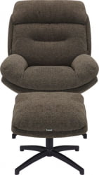 Кресло-реклайнер Еверпроф Киви Ткань Темно-коричневый / Everprof Kiwi