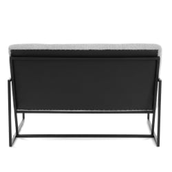 Диван Чарли ЛУКС/Чарли Люкс велюр/букле, ВТ шапе силвер / Charli LUX/Чарли VT shape silver