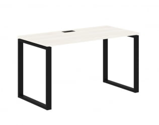 Стол письменный ЕДИС ЕКСТ 1367 Ясень Траун Черный / EDIS EQST