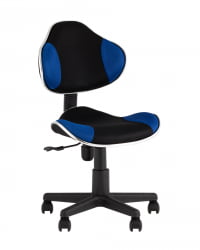 Стул офисный КЗЙ Черно-синий / QZY