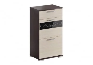 Тумба в прихожую Юнона-2 ТН-04 Венге - Дуб молочный