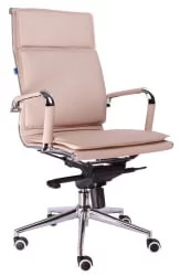 Кресло руководителя Нерей М экокожа Бежевый / Nerey M