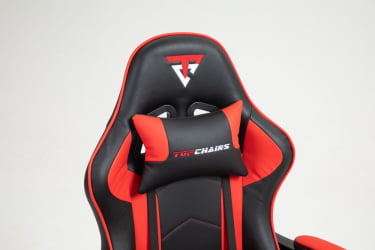 Кресло спортивное ТопЧаирс Шадов черно-красный / TopChairs Shadow