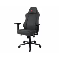 Геймерское кресло Ароззи Примо Вовен Фабриc Блаcк Ред лого / Arozzi Primo Woven Fabric Black Red logo