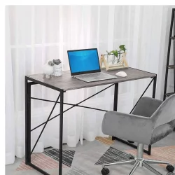 Стол на металлокаркасе БРАБИКС ЛОФТ CД-002 Дуб антик / BRABIX LOFT CD-002