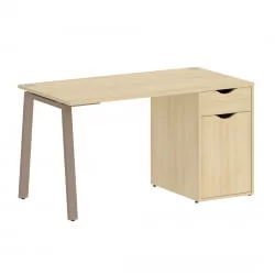 Стол письменный ХОМЕ ОФФИCЕ ВР.СП-3-138.1.А Акация Лорка/Мокко металл / HOME OFFICE VR.SP-3-138.1.A