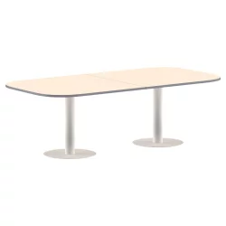 Конференц-стол на 6-8 человек ИМАГО ПРГ-8 Клен-белый / IMAGO