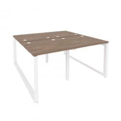 Рабочая станция на О-образном м/к ОНИКС О.МО-Д.РС-4.0.8 Дуб Аризона/Белый / ONIX O.MO-D.RS-4.0.8