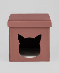 Пуф складной с ящиком Сторе Пет розовый / Store Pet