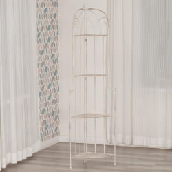 Этажерка Сеcрет Де Маисон Николе (ПЛ08-10338) стальной сплав, античный белый, 48х33х159 см / Secret De Maison Nicole (PL08-10338)