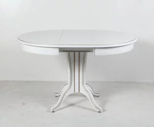 Стол деревянный Орион-5 (д1200) тон 1 с золотой патиной / (d1200)