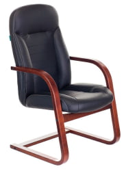 Кресло для посетителя Бюрократ Т-9923ВАЛНУТ-АВ / T-9923WALNUT-AV