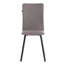 Стул обеденный Ла Роуссе ткань рогожка, 49х50х93, серый/черный, 3М 16/2 / La Rousse 3M