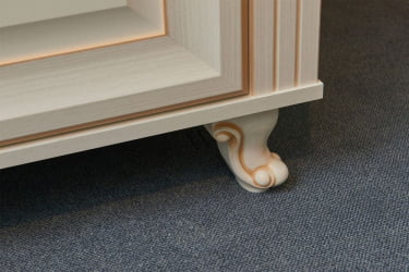 Тумба для обуви Марлен 502 Кремовый белый Патина