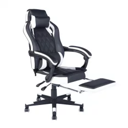 Геймерское кресло ТопЧаирс Вираге Черный-белый / TopChairs Virage