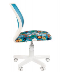 Детский стул Чаирман ТИН (Кидс) 112 белый пластик зоопарк/ТВ-34 / Chairman (Kids) зоопарк/TW-34