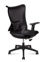 Кресло офисное ВАВЕ Т ЛБ А3-М-ЛБ(БЛАCК) Черный / WAVE T LB A3-M-LB(BLACK)