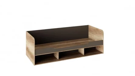 Детская кровать Пилигрим ТД-276.12.02 Дуб каньон светлый/Серый