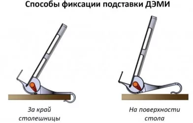 Трехуровневая подставка-трафарет под книгу ПК-03 Красная