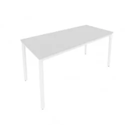 Стол письменный на металлокаркасе СЛИМ СЙСТЕМ С.СП-6 Серый-Белый / SLIM SYSTEM