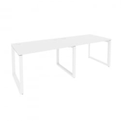 Рабочая станция на О-образном м/к ОНИКС О.МО-РС-2.2.8 Белый Бриллиант / ONIX O.MO-RS-2.2.8