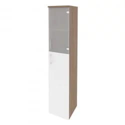 Шкаф высокий узкий правый ОНИКС О.СУ-1.7(Р) Дуб Аризона/Белый / ONIX O.SU-1.7(R)