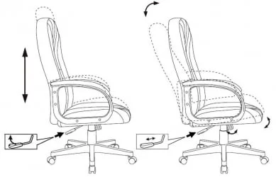 Кресло руководителя Бюрократ Т-898/402-БЕИГЕ Бежевый 38-402 / T-898/402-BEIGE