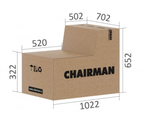 Кресло руководителя Чаирман 424 Черный / Chairman