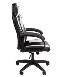 Кресло геймерское CХАИРМАН ДРАЙВ (ГАМЕ) 17 черный/серый/белый / CHAIRMAN (GAME)