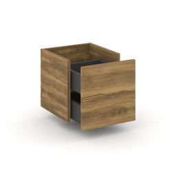 Вставка в надставку - два ящика+ЗС CОНCЕПТ CН.НП-002 Сандал Янтарный Антрацит / CONCEPT CN.NP-002