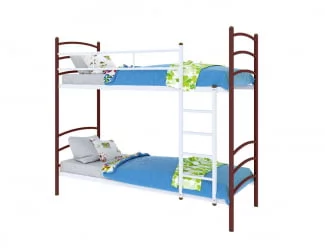 Двухъярусная кровать для девочки Милана Дуо 800х2000 Медная шагрень / Duo