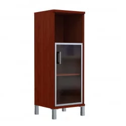 Стеллаж стекло в раме В421.4 Л Бургунди / L