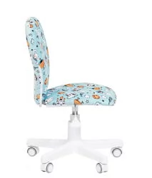 Детский стул CХАИРМАН ТИН (Кидс) 105 белый пластик Спасе / CHAIRMAN (Kids) Space